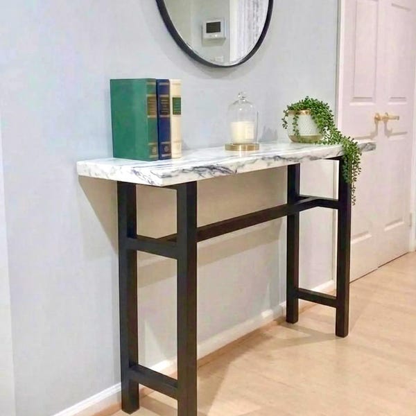 Custom Size H-Frame Metal Table Legs, 2"x2" Steel Tube (PAIR), Dining, Sofa, Island, Bar Height, Powder Coat or Raw Steel