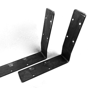 Sale! 24&quot; x 3&quot; x 1/4&quot; WIDE Steel Bench Back Supports for Bench Backrest, PAIR or (Set of 3)  Raw Steel, Metal Backrest (No Aluminum)