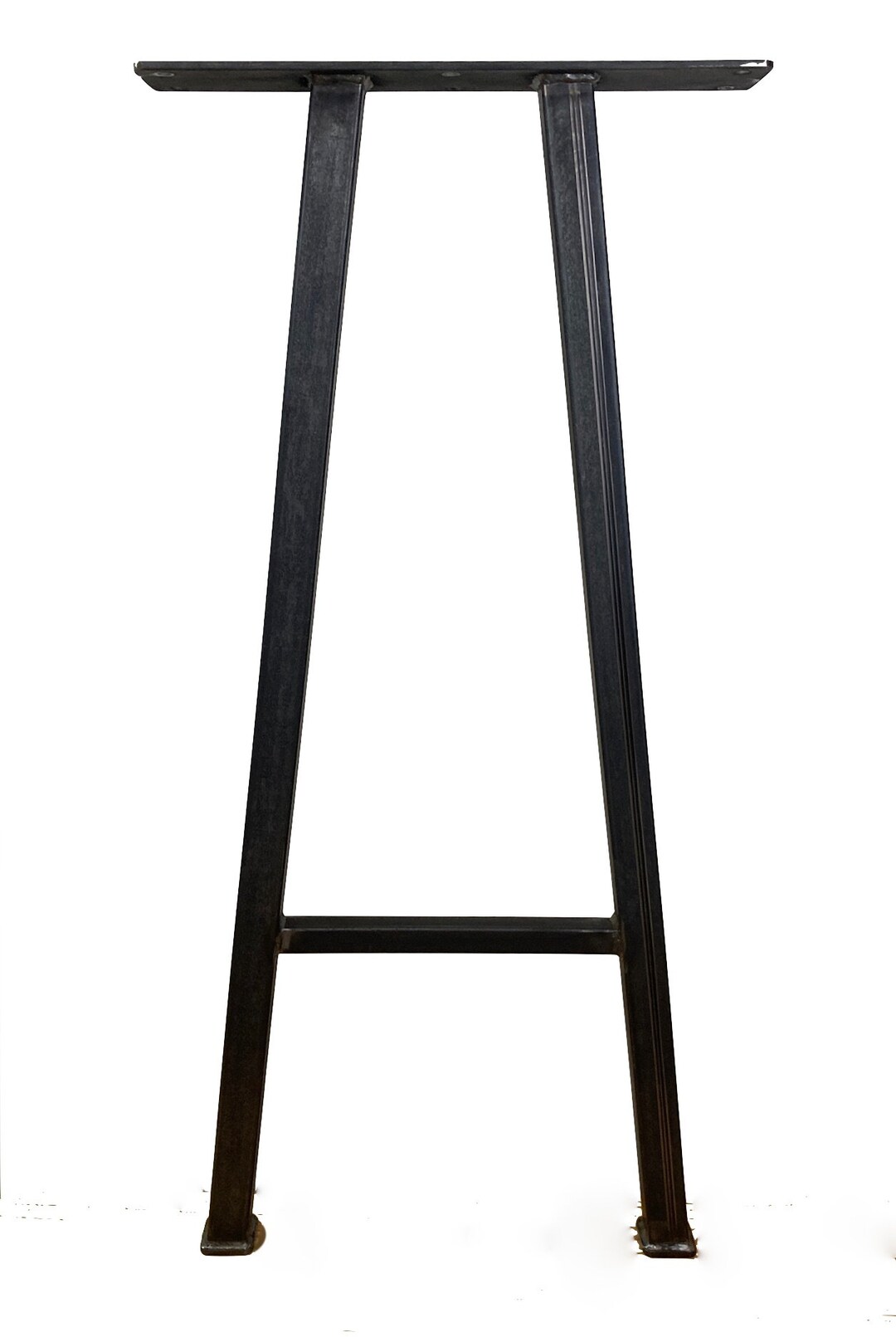 40 Tall Steel Aframe PAIR Bar Height Dining Table Legs, 18 Wide, HD 1