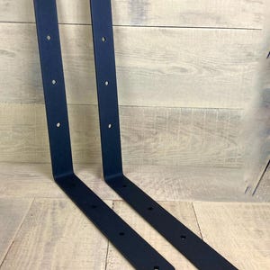 33&quot;x2&quot;x1/4&quot; USA STEEL Bench Back Supports/Back Rest- 18/15 Split, Black Powder Coated. Great for 2x4 Bench. (A Pair or Set of 3) No Aluminum
