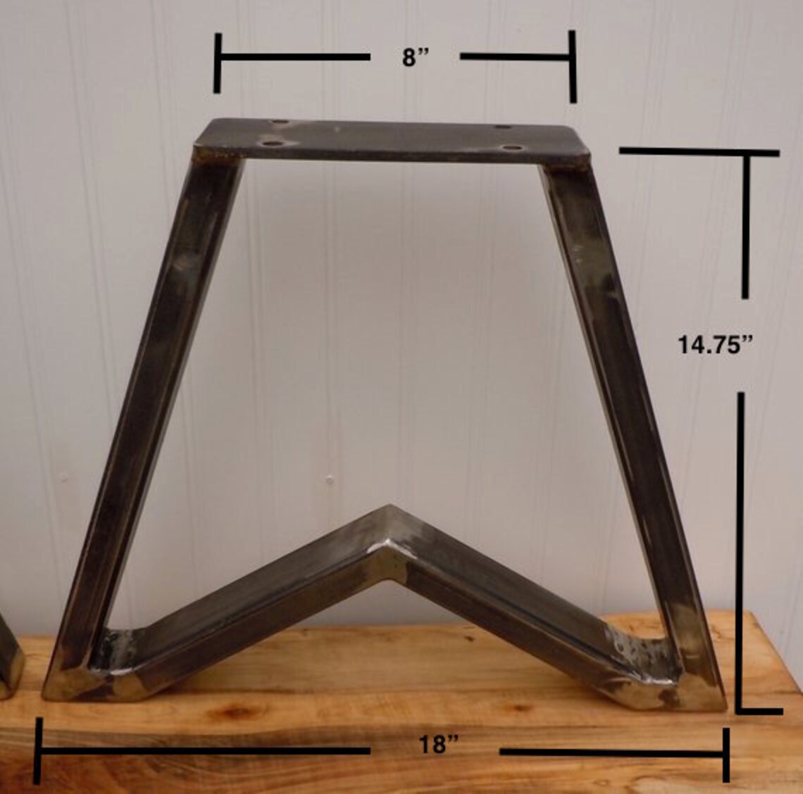 Steel Bench Legs and Bench Back Supports Combo PAIR Etsy