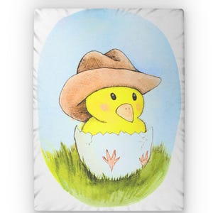Adorable pollito vaquero - Cojines novedosos: almohadas con formas únicas para decoración del hogar, regalos y comodidad.