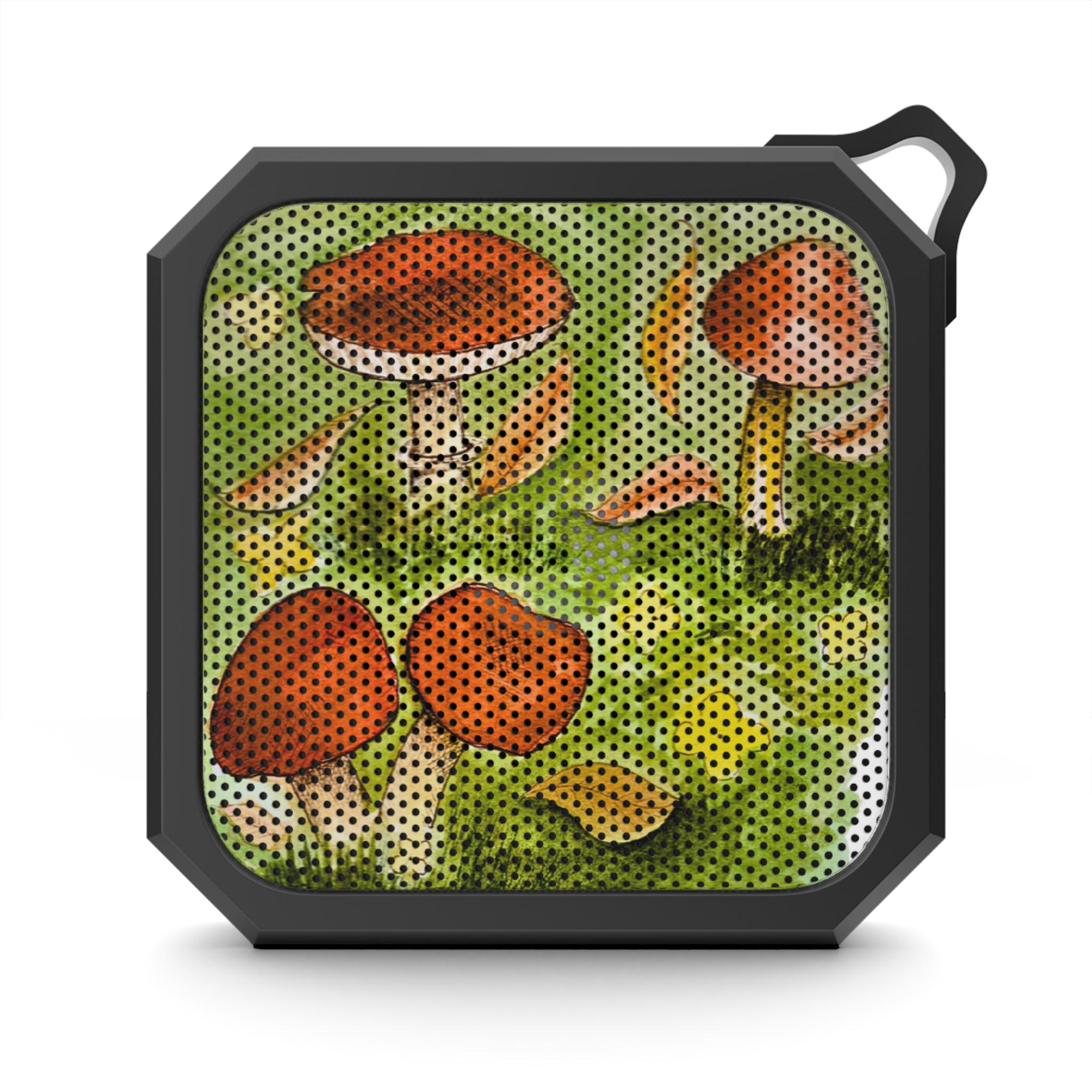 Moss and Mushroom Design Bluetooth Speaker, Outdoor Speaker, Portable Music Player, Eco-Friendly Gift, Camping Accessory