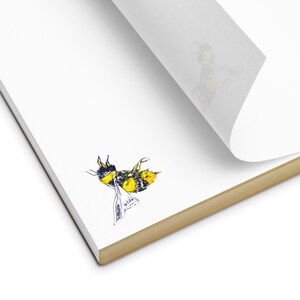 Honey Bee Notepad  // Cute Desk Décor, Bee-Themed Stationery, gift for co worker, stationery lover gift, bumble bee gift idea
