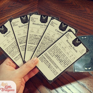 WARLOCK PATRON CARDS for Dnd 5e | Form Fillable Pdfs Included ...