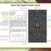 WARLOCK Spell Cards for Dnd 5e Form Fillable Pdfs Included Dungeons and ...