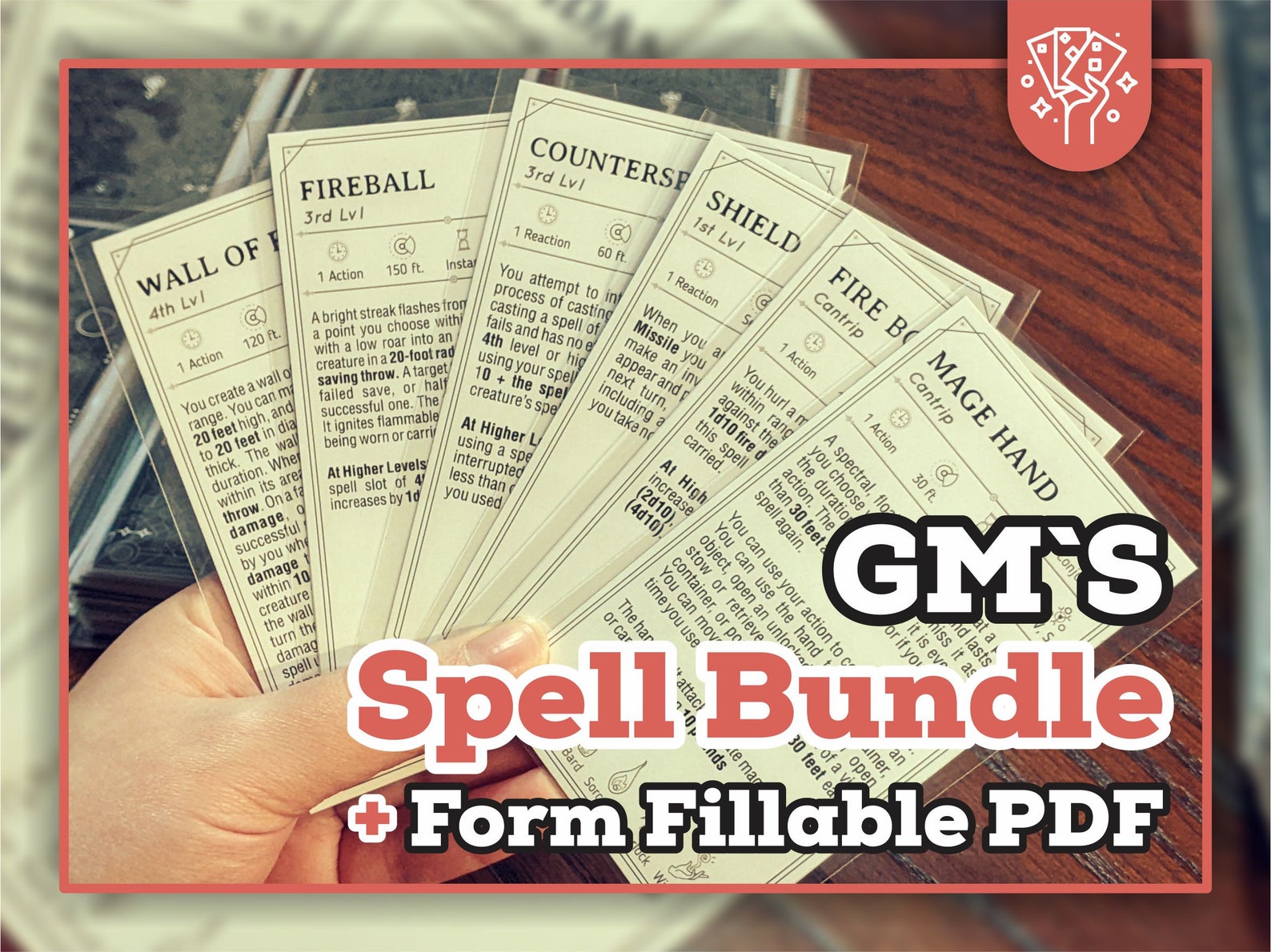 Gm's SPELL BUNDLE for Dnd 5e Form Fillable Pdfs Included - Etsy