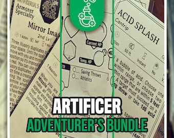 ARTIFICER ADVENTURER'S BUNDLE for DnD 5e