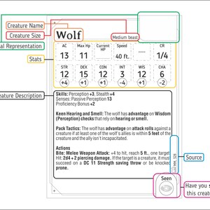 DRUID WILD SHAPE Booklet for Dnd 5e | Form Fillable Pdfs Included ...