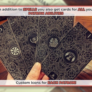 WARLOCK PATRON CARDS for Dnd 5e | Form Fillable Pdfs Included ...