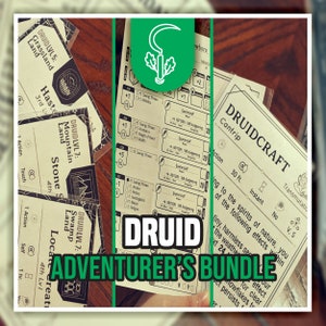 DRUIDE ABENTEURER PAKET für DnD 5e