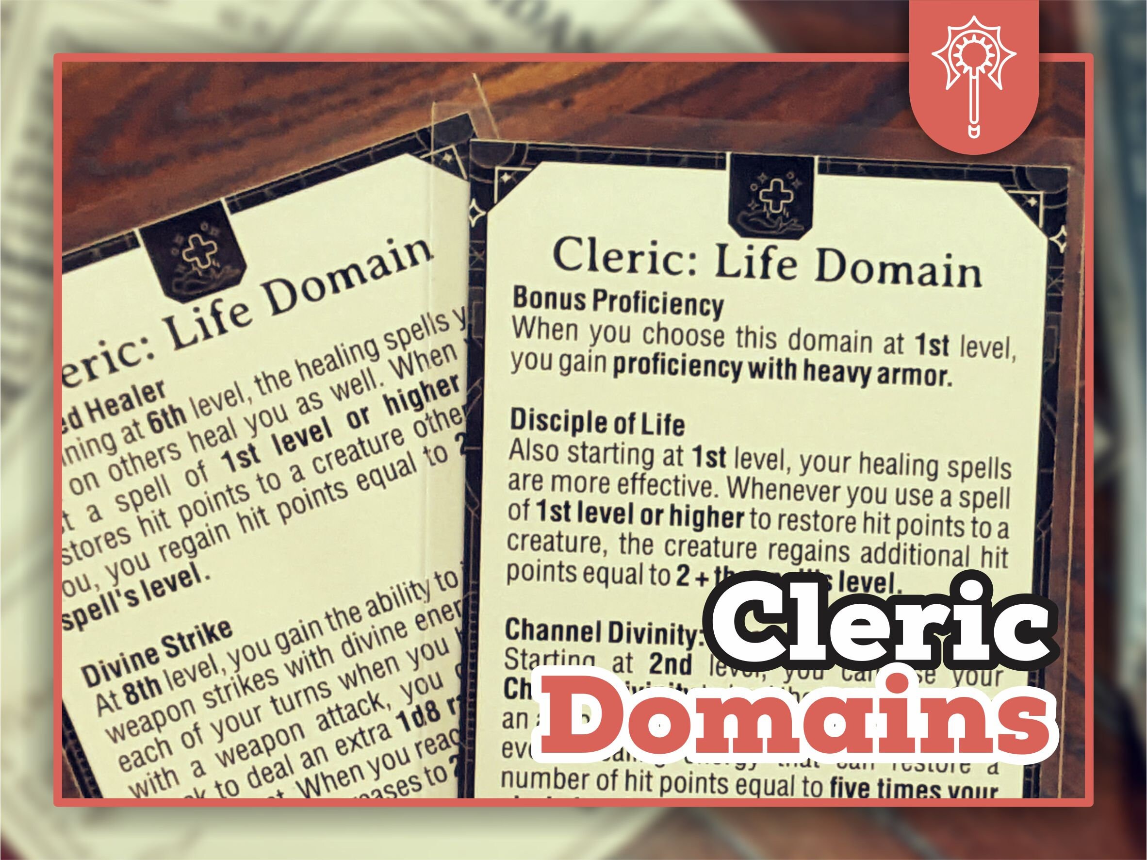 CLERIC DOMAIN CARDS for DnD 5e | Form Fillable PDFs Included | Dungeons ...