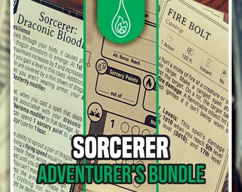 SORCERER ADVENTURER'S BUNDLE for DnD 5e