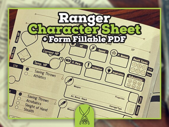 Form Fillable Blood Hunter Character Sheet Dnd 5e - Printable Forms ...