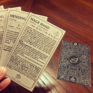 ARCANE TRICKSTER Spell Cards for DnD 5e Form Fillable PDFs Included Dungeons and Dragons D&D Printable Spell Cards image 2