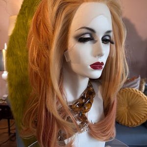 Wigs By Vanity 90’s Supermodel Swiss Lace Uncut In Antique Rosewood