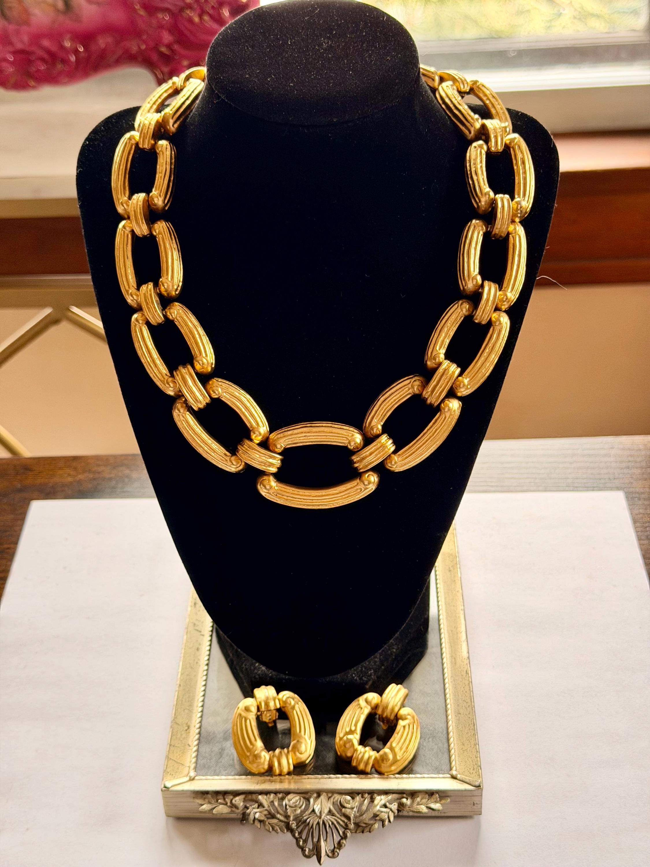 Givenchy Necklace and Earrings Set - Etsy