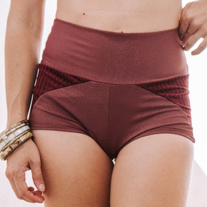 Hot Pants Yoga Pole dance minishort Yoga shorts highwaist Rave shorts women Exotic pole dance outfit Booty shorts dance twerking image 8