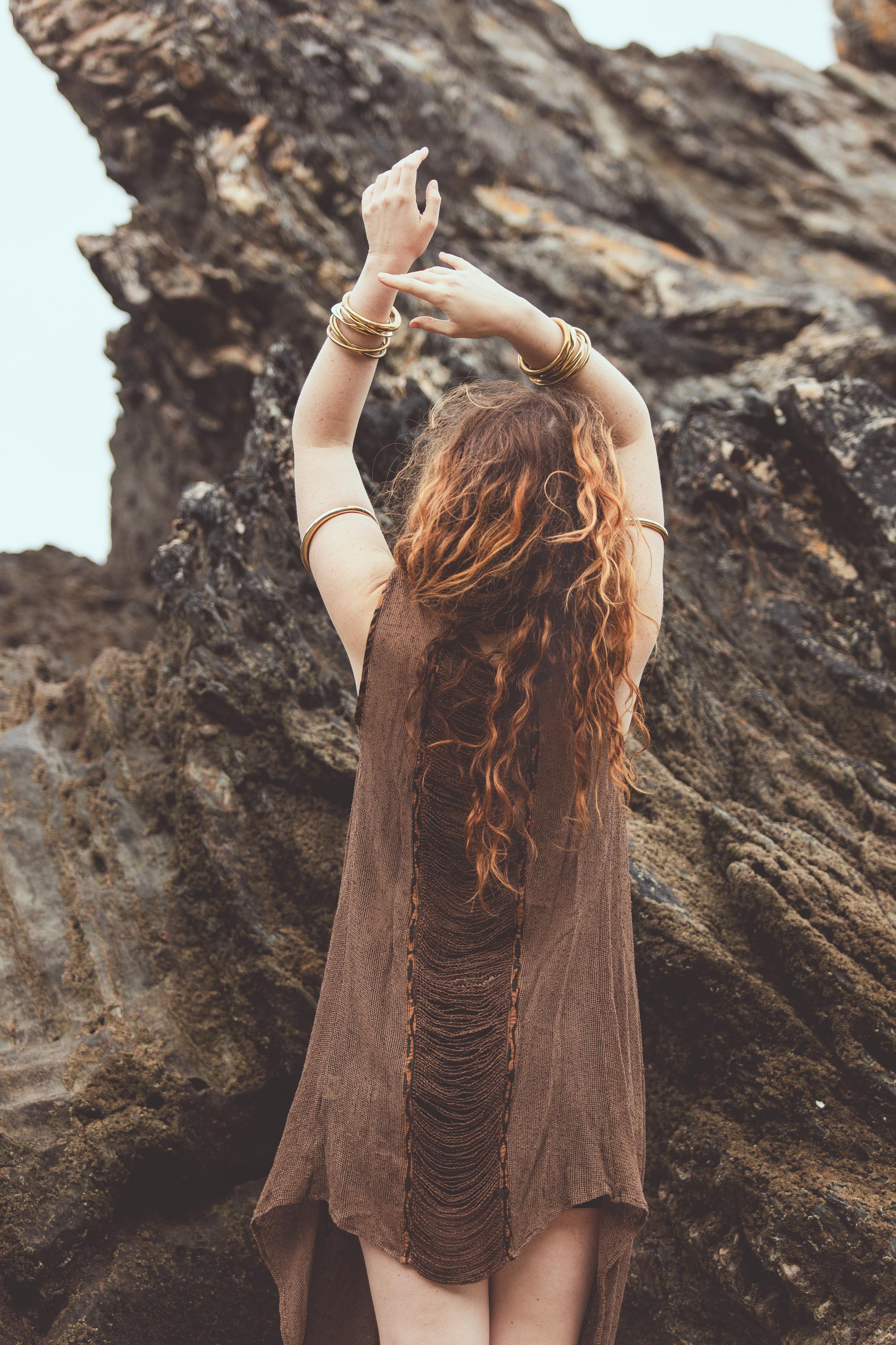 Bohemian Long Vest Without Sleeves - Cardigan Shawl in Knitted