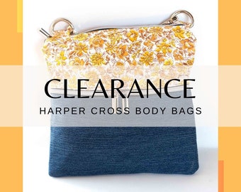 Boho Cross Body Bag, Bohemian Cross Body Bag, Various Harper Recycled Cross Body Bags - Clearance