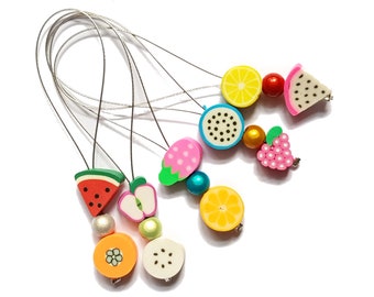 Stitch Marker Tutti Frutti Knitting 5 Pieces