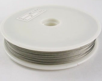 0,2 EUR/m Stahldraht ummantelt, 0,80 mm, 20 Meter