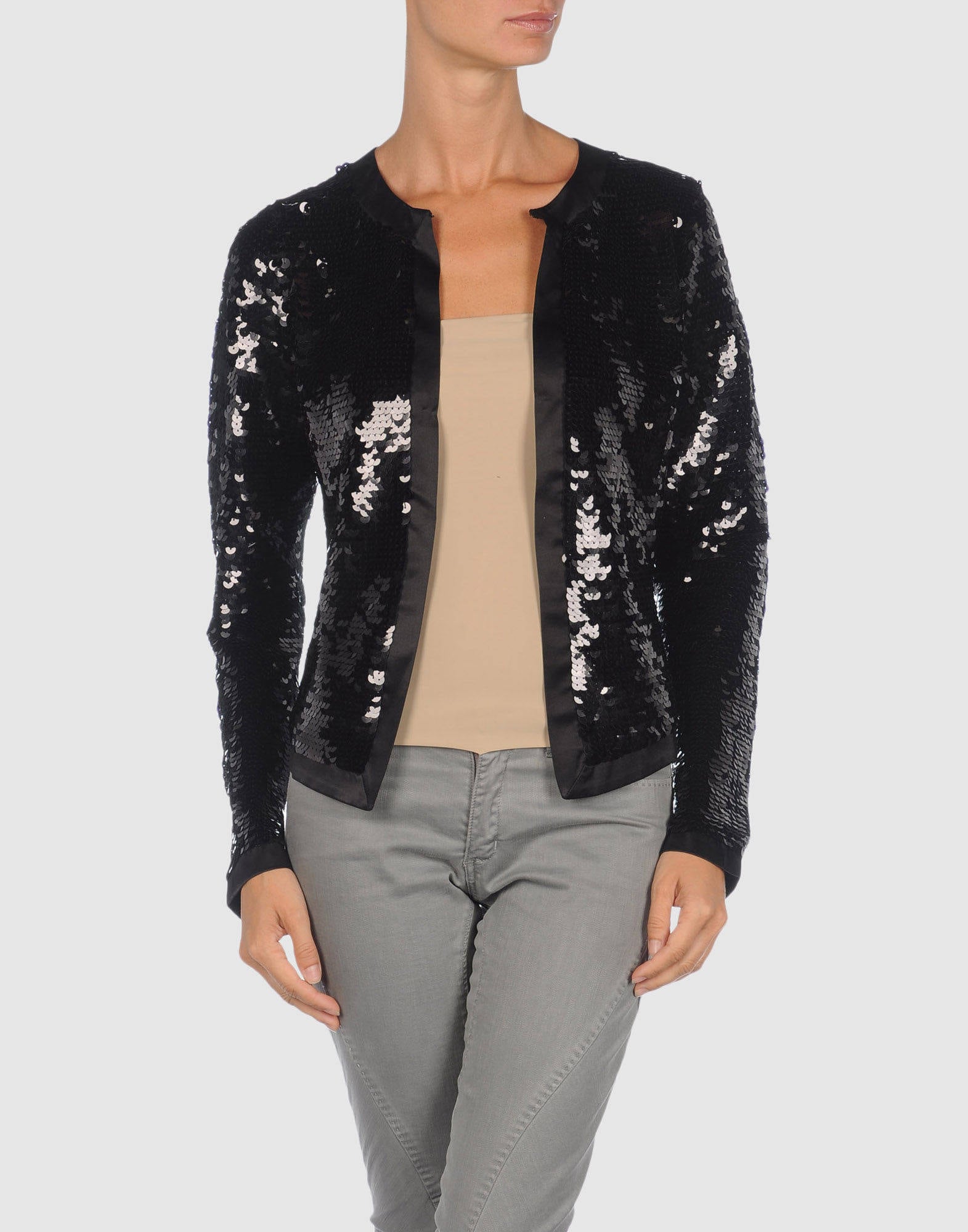 black glitter jacket