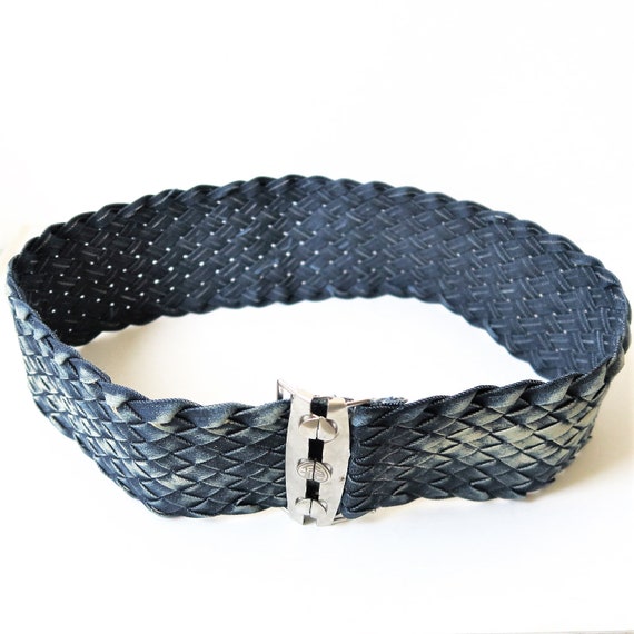 Diesel Vintage, Denim Corset, Braided Belt Jeans B