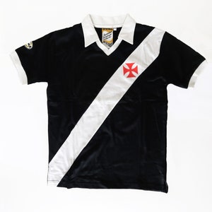 Vasco da gama football shirt, Vintage Restyling, Football soccer shirt, COTTON