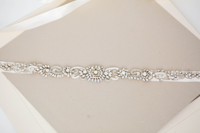Hints of Gold Wedding Dress Belts and Sashes Bridal Belts Etsy
