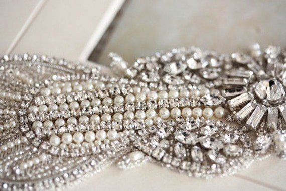 Art deco wedding clearance belt
