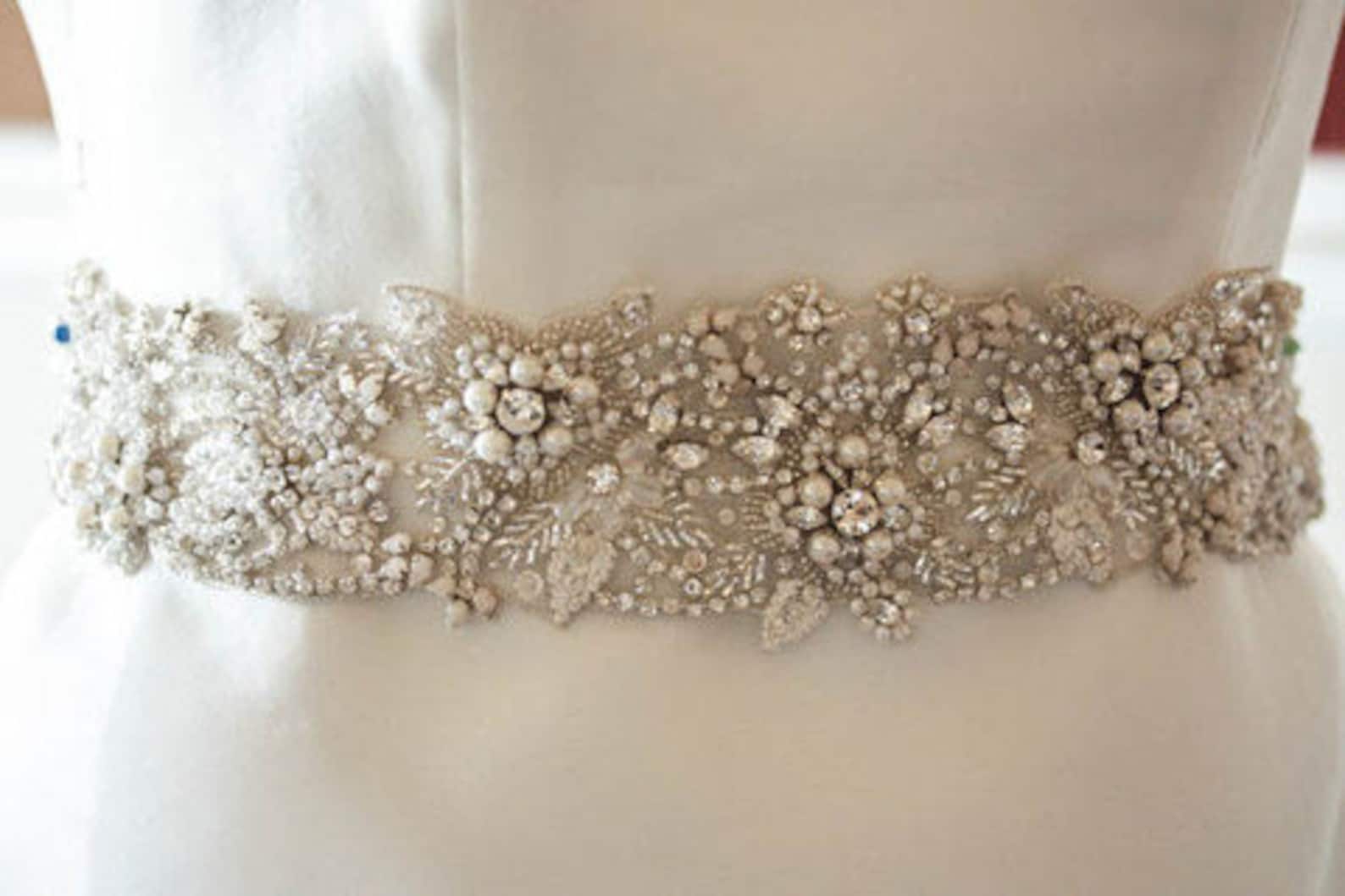 Pearl Bridal Belt Wedding Belts Pearl Bridal Dress Belt With Etsy