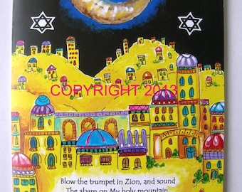 4 Messianic New Year cards
