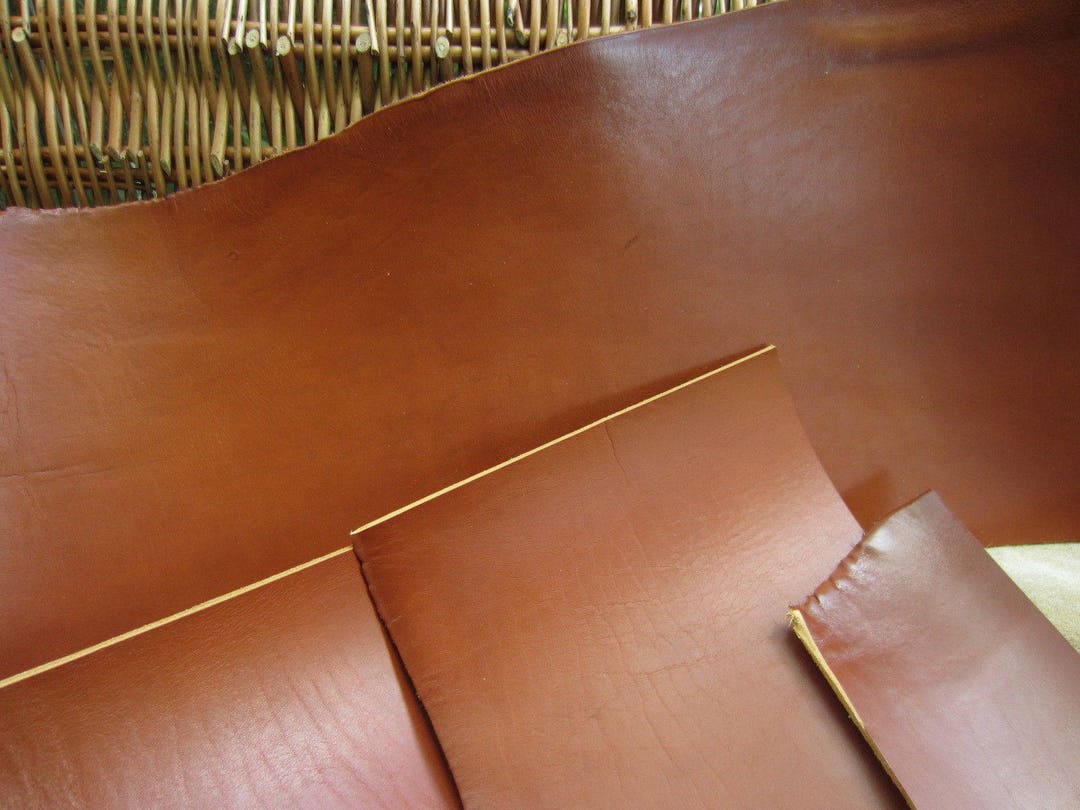 COWHIDE LEATHER PIECES 2mm 2.4mm Thick, Various Sizes, for