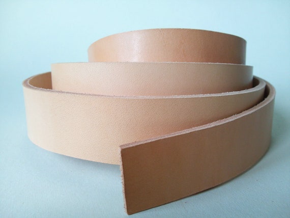 127cm LONG natural 3.5mm THICK VEG TAN BEND LEATHER STRAP COWHIDE VARIOUS WIDTHS