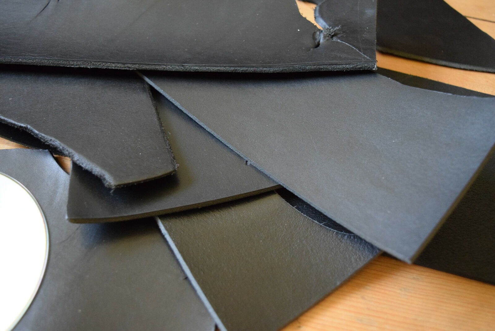 Cowhide LEATHER Pieces OFFCUTS 33.5mm thick Leather Craft Etsy