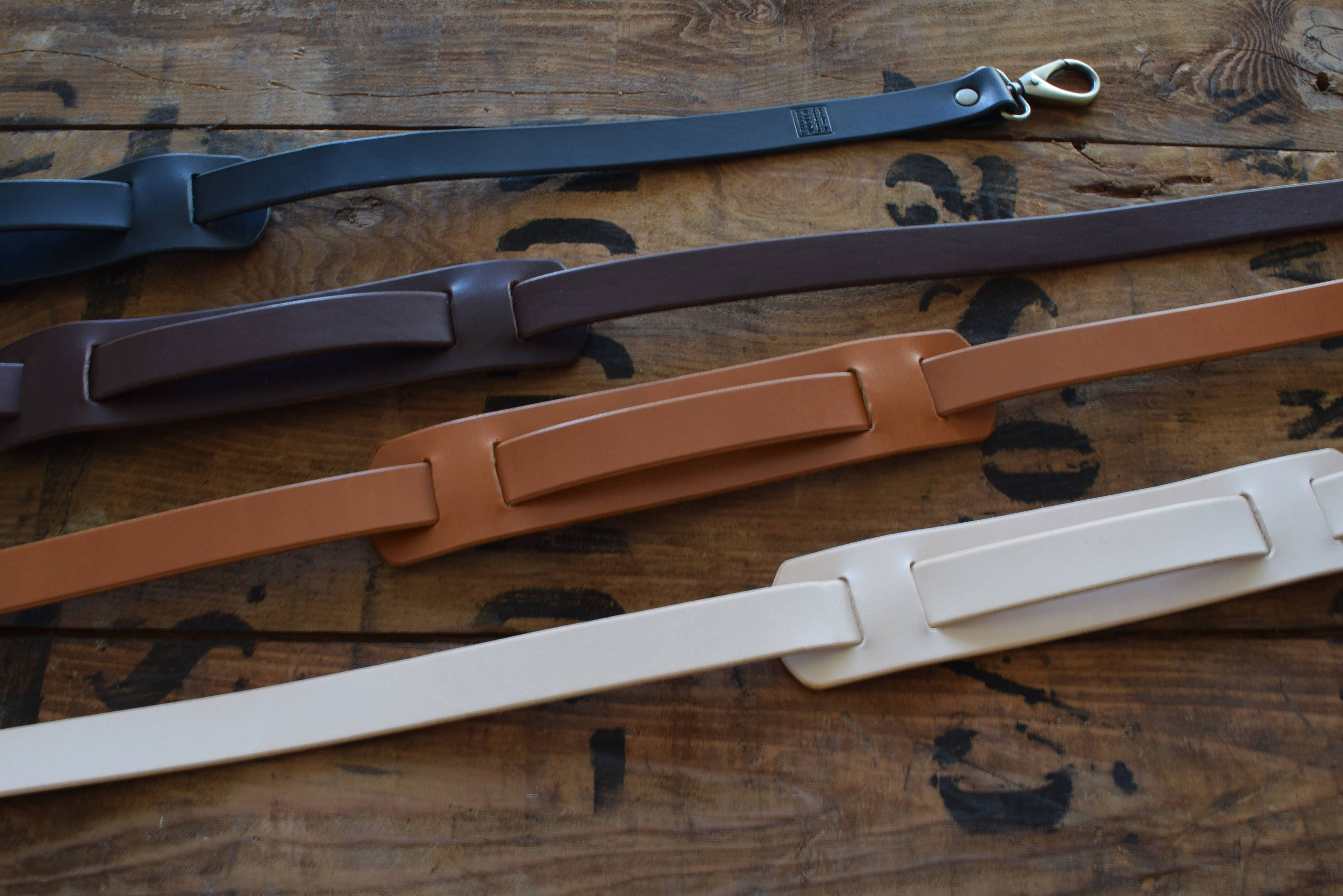 Replacement Leather Shoulder Strap with Pad and Silver Nickel Etsy