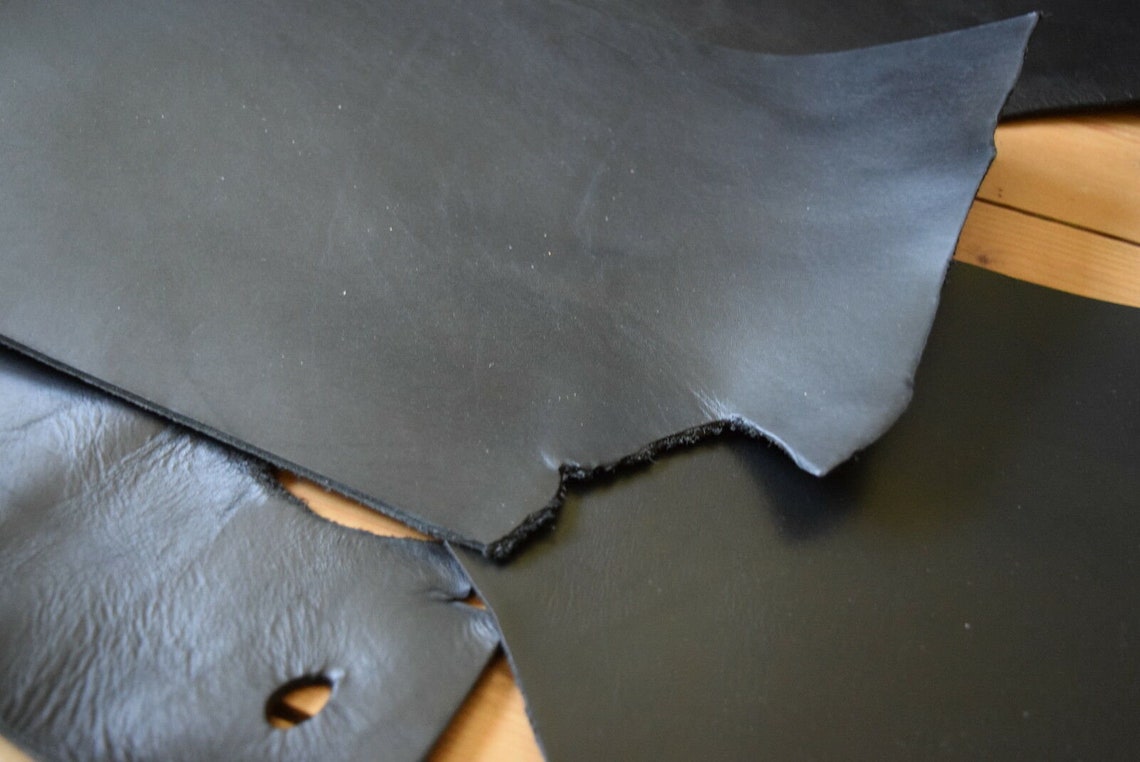 Cowhide LEATHER Pieces OFFCUTS 33.5mm thick Leather Craft Etsy
