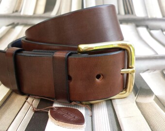 INCH Buffalo 3.5MM THICK REAL BUFFALO HIDE BELT STRAPS BUTT LEATHER 4 COLOURS 50 