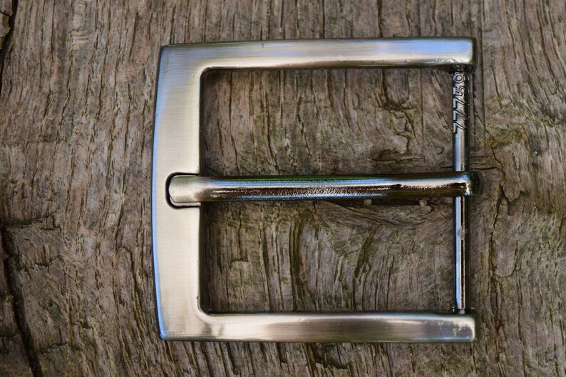 SOLID BLACK RECTANGULAR CENTER BAR BELT BUCKLE REPLACEMENT FITS 1-1//2/" BELTS