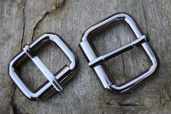 bis 30 mm silber NOS Buckle Solide Rollschnalle // Gürtelschnalle // Schnalle