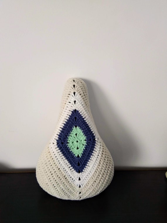 crochet bike seat cover
