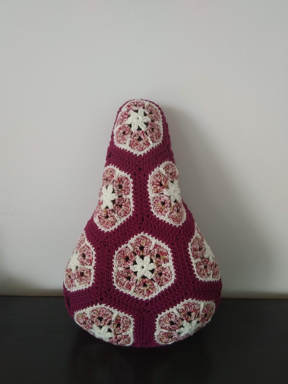 crochet bike seat cover
