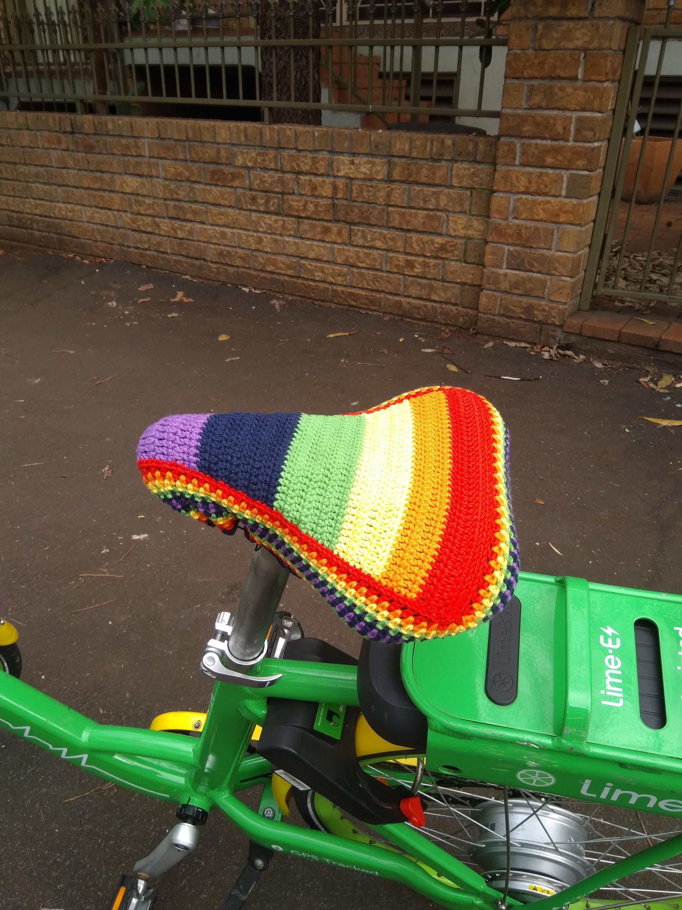 Crochet Bicycle Seat Cover Crochet Bike Saddle Saddle Cover Etsy