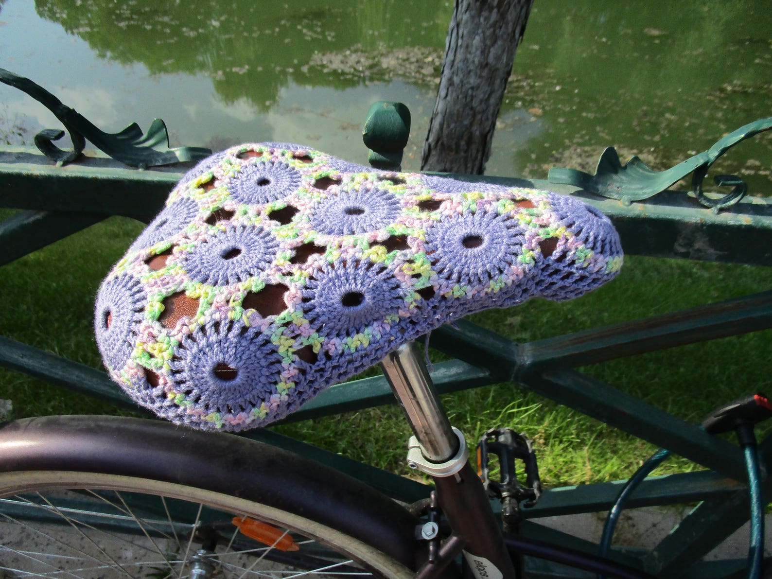 Crochet Bicycle Seat Cover Crochet Bike Saddle & Purse Etsy