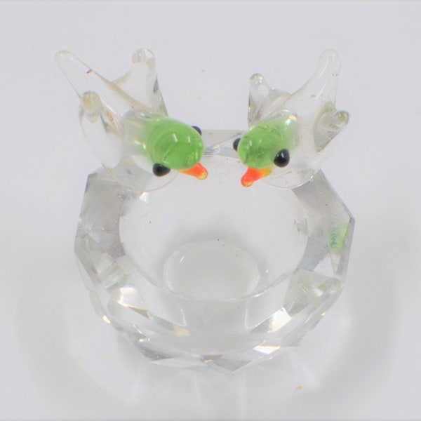 Glass Bird Bath Bowl Etsy