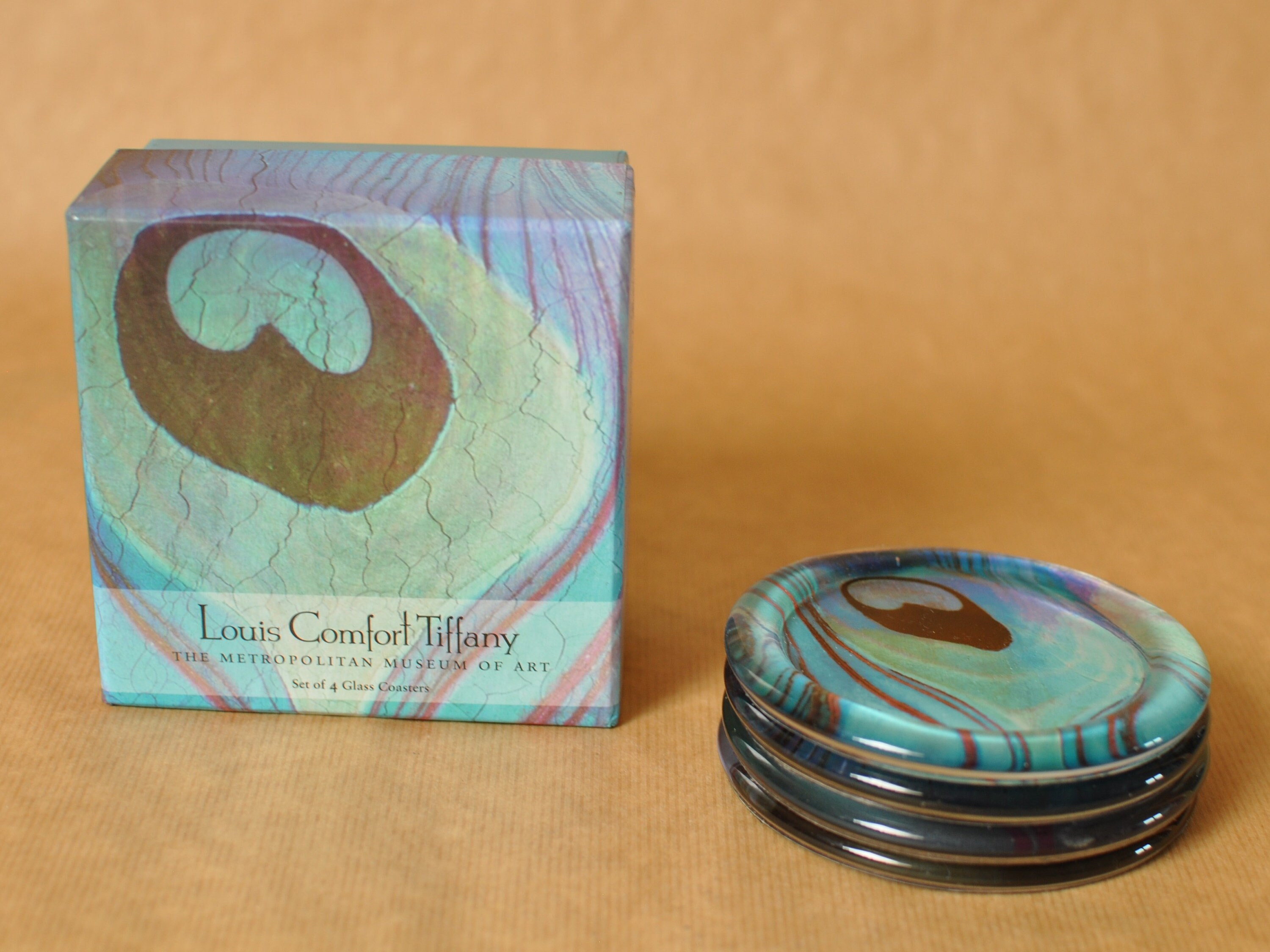 Louis Comfort Tiffany glass coasters - Metropolitan Museum
