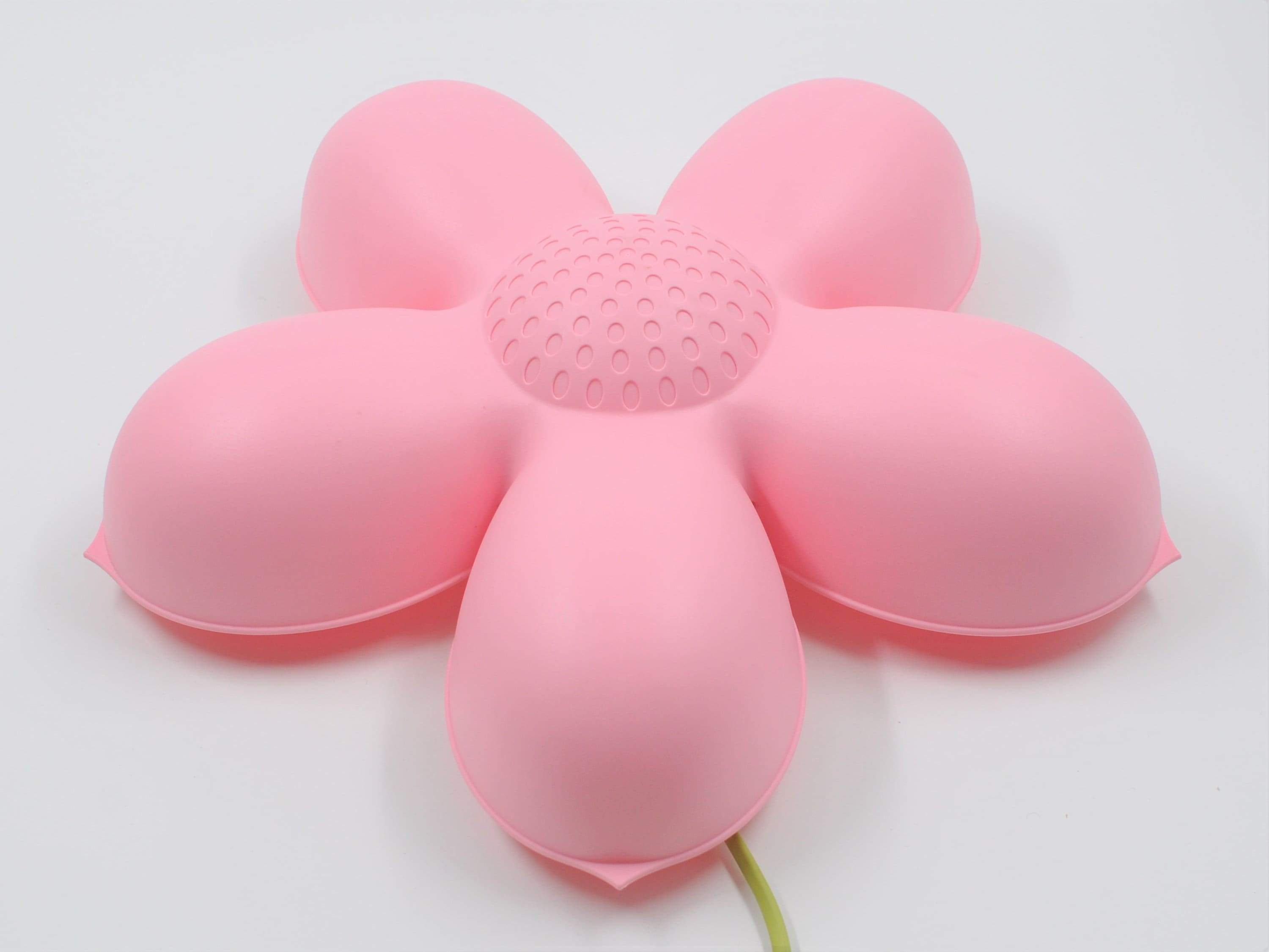 gnier Min Hej Ikea Smila Blomma Pink Plastic Flower Shaped Wall Lamp With - Etsy