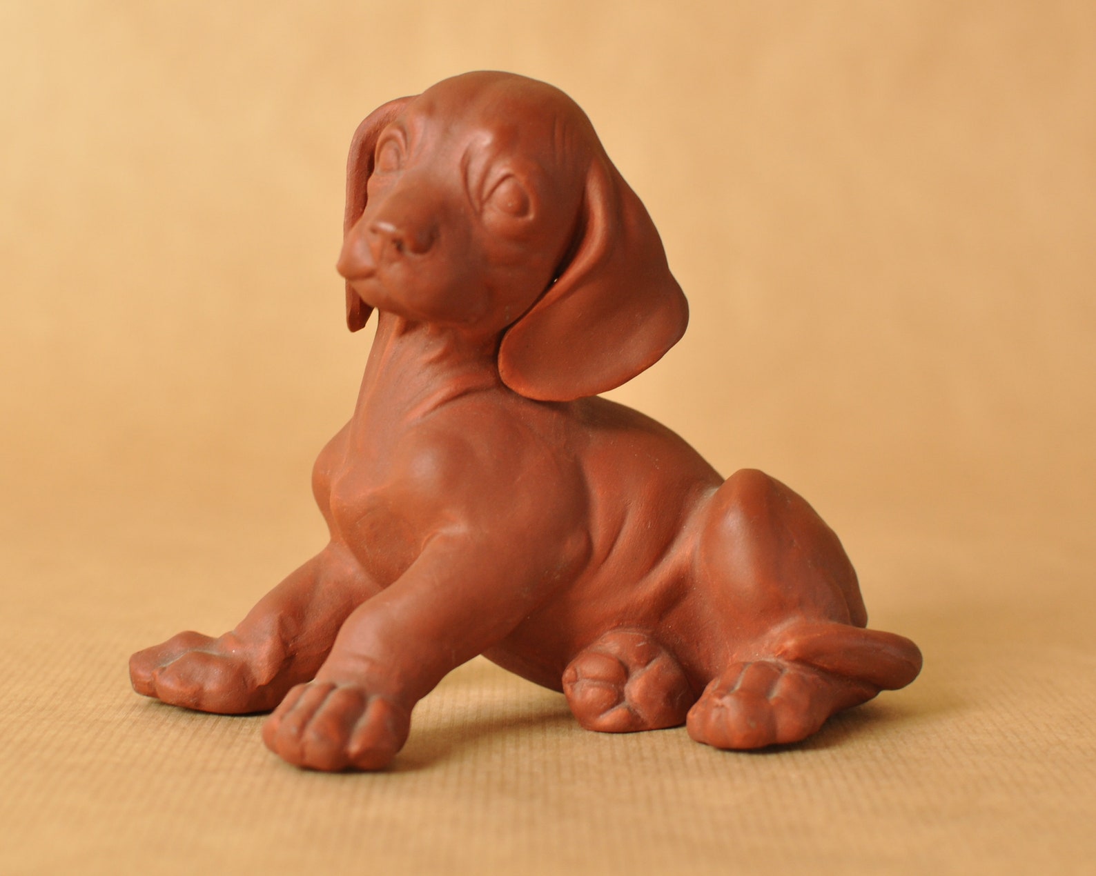 Keramik Welpen Stil von Karlsruhe majolika Hund Lilly Etsy