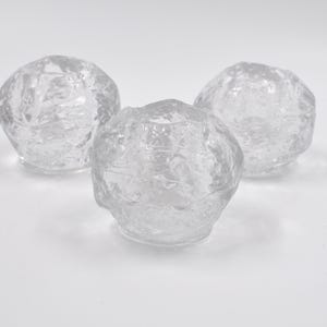 Kosta Boda Snowball Kerzenhalter - Votiv Teelichthalter - Klarglas - Skandinavisches Glas - Schweden - Ann Warff